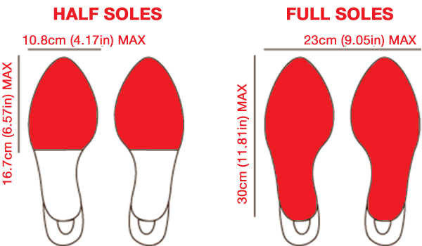 red bottom dress shoes for men - Louboutin Red Rubber Replacement Sole Protector Pads
